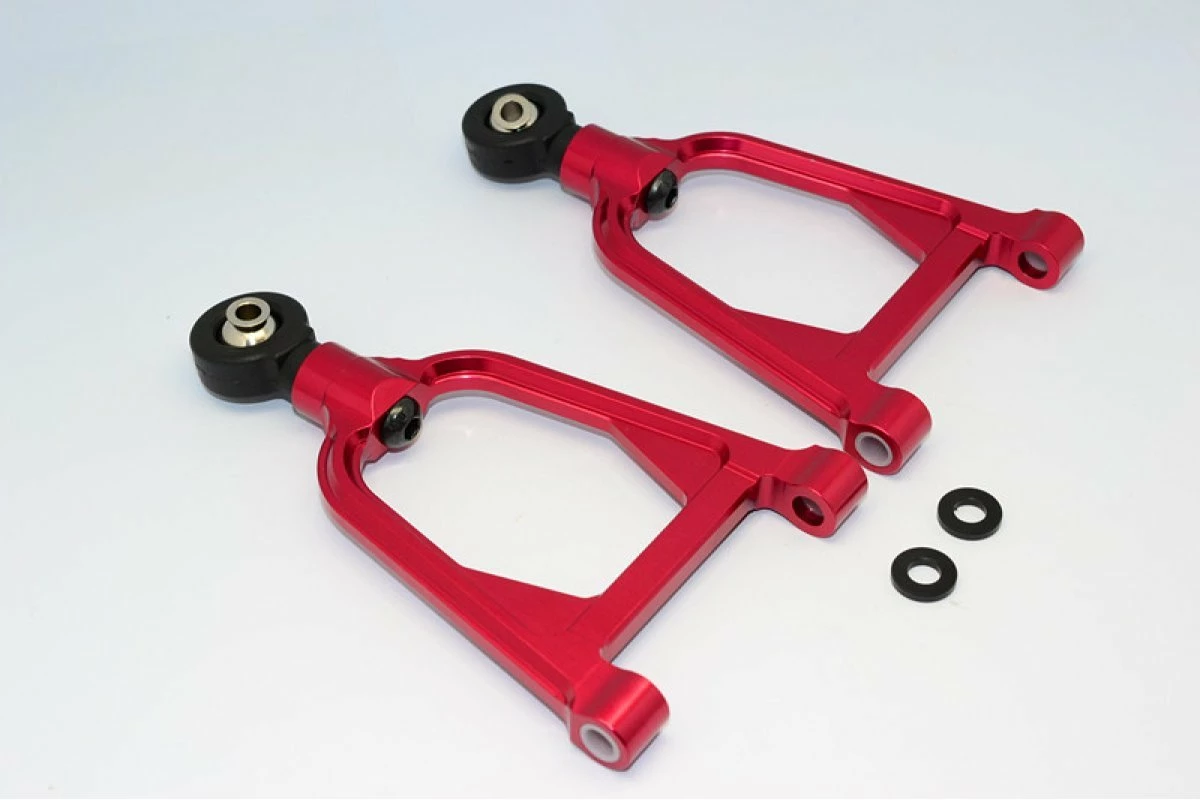 GPM Racing BJ054-R-BEBK | GPM Red Aluminium Front Upper Suspension Arms 2Pcs