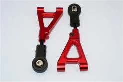 GPM Racing BJ057-R-BEBK | GPM Red Aluminium Rear Upper Suspension Arms 2Pcs
