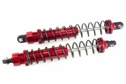 GPM Racing BJ186F-R-BK-BEBK | GPM Red Aluminium 127-186mm Front Shocks 2Pcs