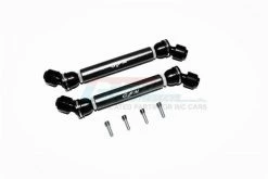 GPM Racing CP037SA-BK | GPM Black Aluminium Axial Capra Front & Rear Centre Drive Shafts 2Pcs