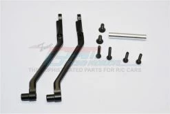 GPM Racing CRA008-BK | GPM Black Aluminium Front Linkages 2Pcs