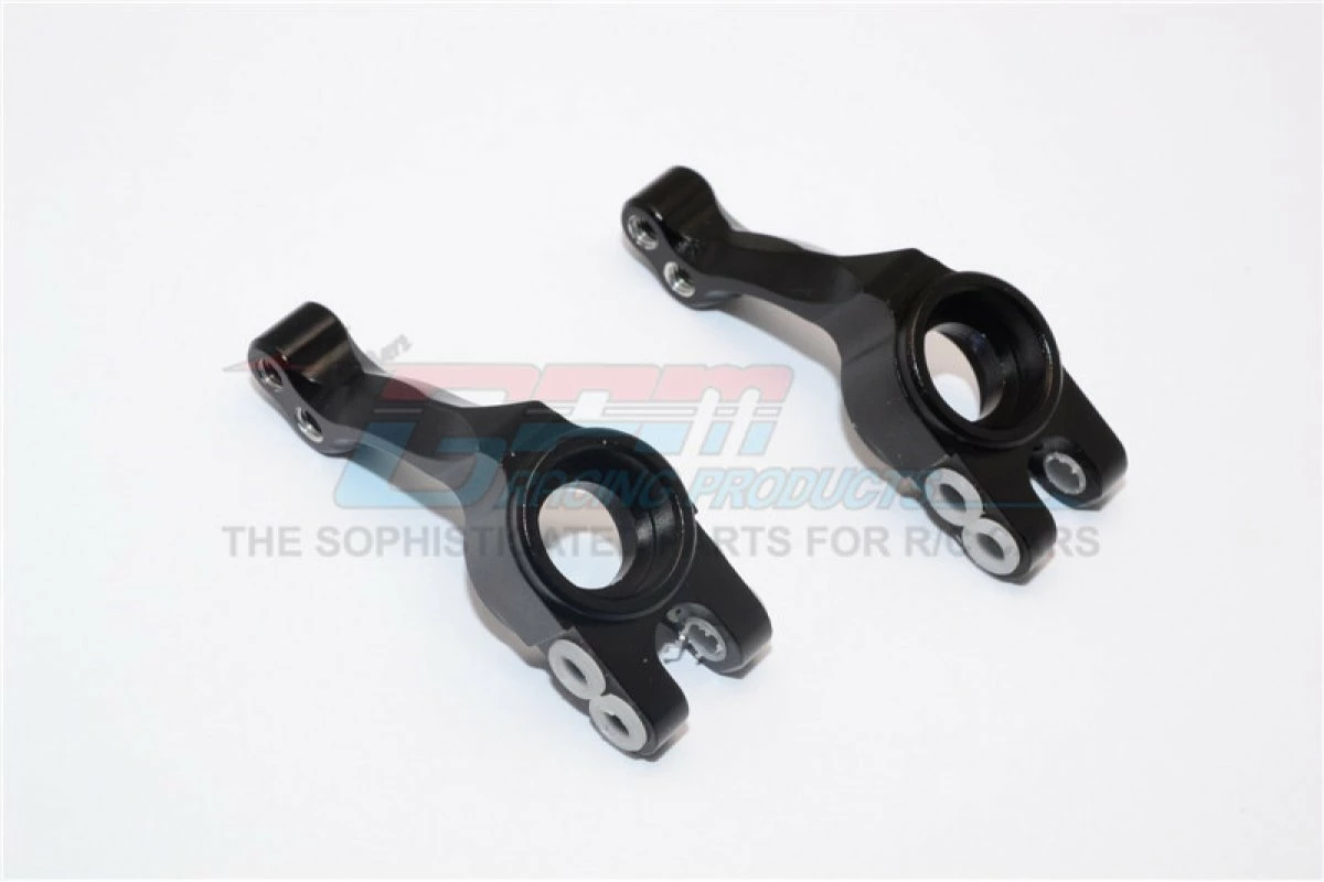 GPM Racing CRA022-BK | GPM Black Aluminium Rear Hub Carriers 2Pcs
