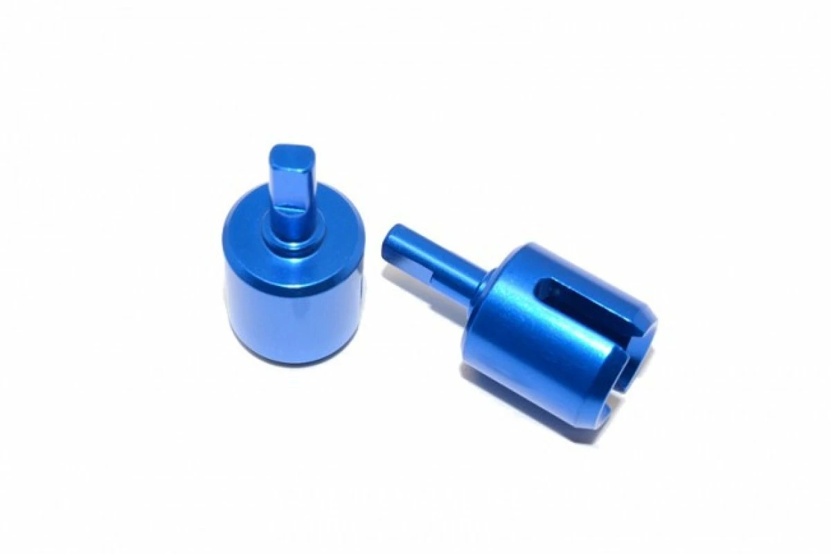 GPM Racing DT3041-B | GPM Blue Aluminium Differential Outdrive Cups 2Pcs