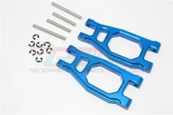 GPM Racing DT3054-B | GPM Blue Aluminium Front Upper Suspension Arms 2Pcs W/ Hardware