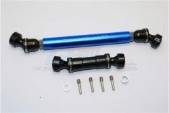 GPM Racing ER037SF-AR-B | GPM Blue Aluminium Traxxas E-Revo VXL 2.0 Front & Rear Centre Drive Shafts 2Pcs