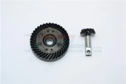 GPM Racing ER1337TS-BK | GPM E-Revo Hardened Steel Spiral Crown & Pinion Differential Gears