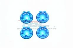 GPM Racing ER2005-B | GPM Blue Aluminium E-Revo VXL 2.0 17mm Splined Serrated Wheel Nuts 4Pcs