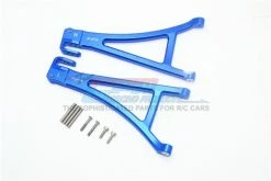 GPM Racing ER2055-B | GPM Blue Aluminium E-Revo VXL 2.0 Front Lower Suspension Arms 2Pcs W/ Hardware