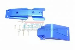 GPM Racing ER2331F-B | GPM Blue Aluminium E-Revo VXL 2.0 Front Skid Plate Set
