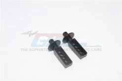 GPM Racing ERV201F-BK | GPM Black Aluminium Front Body Posts 2Pcs
