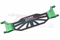 GPM Racing GSLE0126-G | GPM Green Aluminium & Carbon Fibre Battery Cover