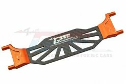 GPM Racing GSLE0126-OR | GPM Orange Aluminium & Carbon Fibre Battery Cover