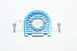 GPM Racing GT018-B | GPM Blue Aluminium Motor Mount W/ Heat Sink Fins
