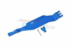 GPM Racing HS0126-B | GPM Blue Aluminium Hoss 4X4 Battery Hold Down 3Pcs