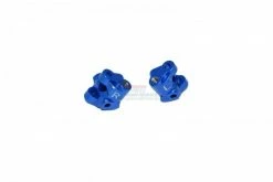 GPM Racing LM019-B | GPM Blue Aluminium Steering Hub Carriers (C-Hub) 2Pcs