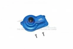 GPM Racing LM038GCA-B | GPM Blue Aluminium Losi Mini-T & Mini-B 2.0 Rear Gearbox Cover W/ Hardware