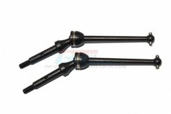 GPM Racing LM050RS-BK | GPM Black Hardened Steel Rear Universal CVD Drive Shafts 2Pcs
