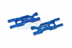 GPM Racing LM056-B | GPM Blue Aluminium Losi Mini T & Mini B 2.0 Rear Lower Suspension Arms 2Pcs
