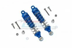 GPM Racing LM060R-B-S | GPM Blue Aluminium Losi Mini T & Mini B 2.0 60mm Rear Shocks 2Pcs W/ Hardware