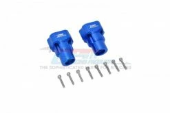 GPM Racing LMT022-B | GPM Blue Aluminium Rear Hubs 2Pcs W/ Hardware