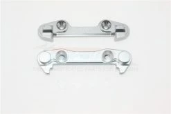 GPM Racing LO5T005F-0-S | GPM Silver Aluminium Front Suspension Arm Pin Braces 2Pcs