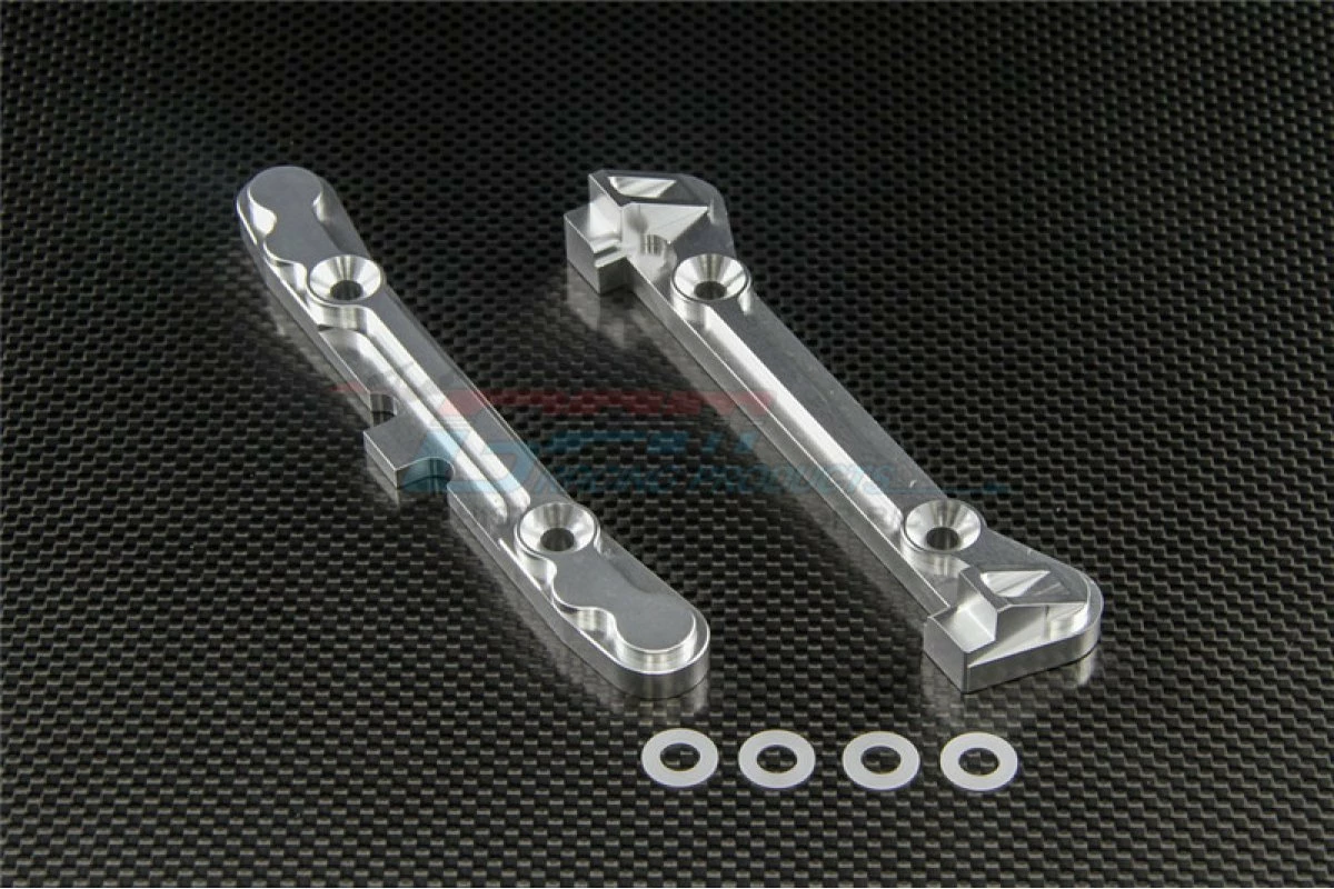 GPM Racing LO5T006R-O-S | GPM Silver Aluminium Rear Arm Bulk (4 Degrees) 2Pcs - Image 2