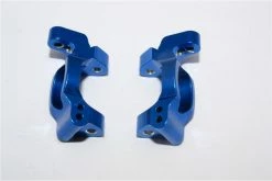 GPM Racing LTX019-B | GPM Blue Aluminum Hub Carriers (C-Hubs) 2Pcs