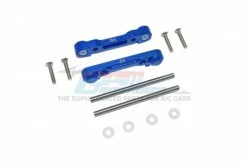 GPM Racing LU4008-B | GPM Blue Aluminium Front Lower Suspension Mount 2Pcs W/ Hardware