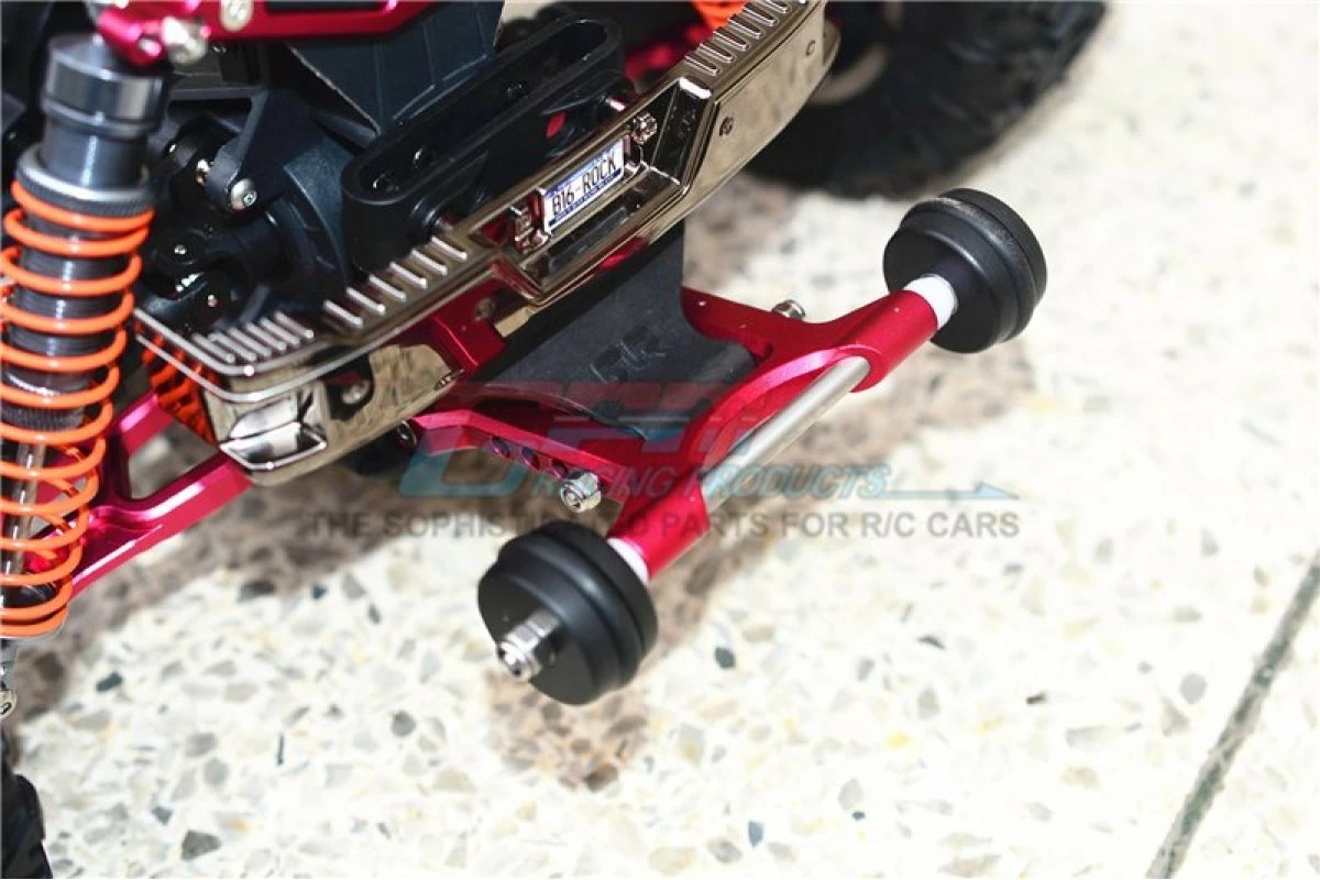 GPM Racing MAB040R-B | GPM Blue Aluminium ARRMA Granite 4x4 Adjustable Wheelie Bar - Image 2