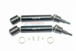 GPM Racing MAB108FRS-BK | GPM Black Steel & Aluminium CVD Drive Shafts 2Pcs W/ Hardware