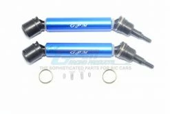 GPM Racing MAB108FRS-B | GPM Blue Steel & Aluminium Universal CVD Drive Shafts 2Pcs