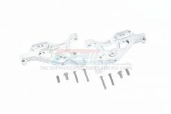 GPM Racing MAF055-S | GPM Silver Aluminium Front Lower Suspension Arms 2Pcs W/ Hardware