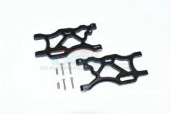 GPM Racing MAF056-BK | GPM Black Aluminium Rear Lower Suspension Arms 2Pcs W/ Hardware
