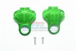 GPM Racing GPM-MAG012-G | GPM Green Aluminium Front Or Rear Differential Output Yokes 2Pcs W/ Hardware