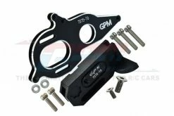 GPM Racing MAG018-BK | GPM Black Aluminium Centre Gearbox & Motor Mount Set