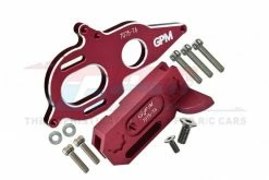 GPM Racing MAG018-R | GPM Red Aluminium Centre Gearbox & Motor Mount Set