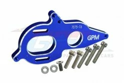 GPM Racing MAG018B-B | GPM Blue Aluminium Motor Mount Plate/Heat Sink