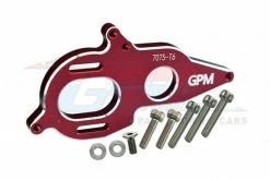 GPM Racing MAG018B-R | GPM Red Aluminium Motor Mount Plate/Heat Sink