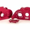 GPM Racing MAG038-R | GPM Red Aluminum Rear Motor Mount Set W/ Hardware