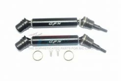 GPM Racing MAG108FRS-BK | GPM Black Steel & Aluminium Front Or Rear Universal CVD Drive Shafts 2Pcs