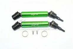 GPM Racing MAG108FRS-G | GPM Green Steel & Aluminium Front Or Rear Universal CVD Drive Shafts 2Pcs