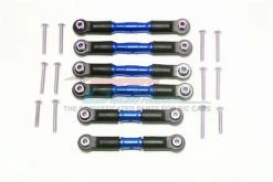 GPM Racing GPM-MAG160-B-BEBK | GPM Blue Stainless Steel ARRMA Granite 4x4 Complete Turnbuckle Set 6Pcs Set W/ Hardware