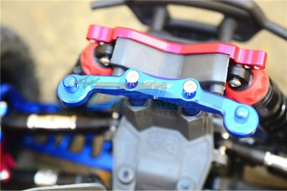 GPM Racing MAG201F-R | GPM Red Aluminium ARRMA GRANITE 4x4 Front Body Post & Mount Set - Image 2