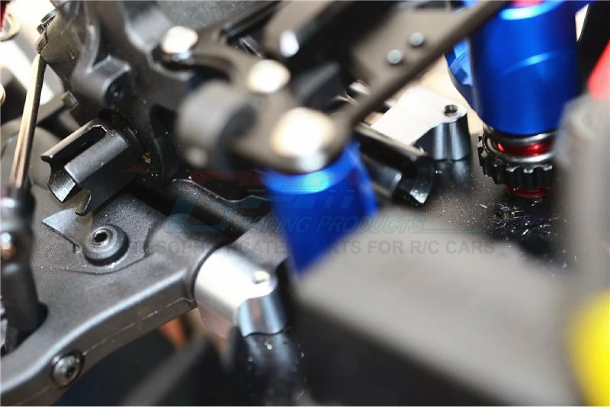 GPM Racing MAK008-R | GPM Red Aluminium ARRMA Kraton, Typhon & Outcast Front Lower Suspension Arm Pin Brace - Image 4