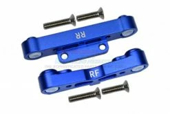 GPM Racing GPM-MAK009-B | GPM Blue Aluminium Rear Lower Suspension Mount 2Pcs W/ Hardware