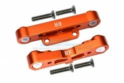 GPM Racing GPM-MAK009-OR | GPM Orange Aluminium ARRMA Kraton, Typhon & Outcast Rear Lower Suspension Arm Pin Brace