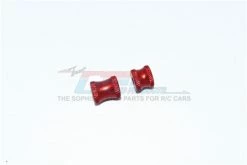 GPM Racing MAK016R-C-R | GPM Red Aluminium ARRMA Kraton 6S Rear Chassis Brace Space Set 2Pcs