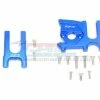 GPM Racing MAK01718A-B | GPM Blue Aluminium Front/Rear Centre Differential & Motor Mount 3Pcs