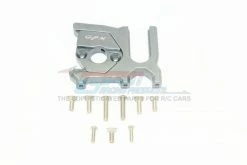 GPM Racing MAK018A-GS | GPM Grey Silver Aluminium Centre Differential & Motor Mount 2Pcs