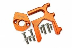 GPM Racing GPM-MAK018A-OR | GPM Orange Aluminium Centre Differential & Motor Mount 2Pcs
